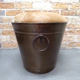 Detroit Stool Tan Hide by Backyard (2 Pack)