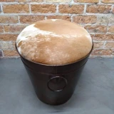 Detroit Stool Tan Hide by Backyard (2 Pack)