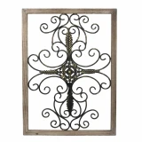 Large Rectangle Scroll Work Wall Panel by Backyard