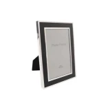 Black Silver Picture Frame #107 by Le Forge