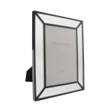 Black Picture Frame with Mirror #105 by Le Forge