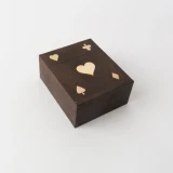 Brass Single Card Box by Le Forge