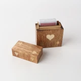 Brass Single Card Box by Le Forge