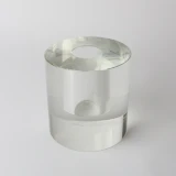 Clear Crystal Harvey Vase by Le Forge - 16cm