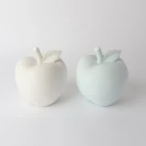 Ice Blue Porcelain Apple by Le Forge