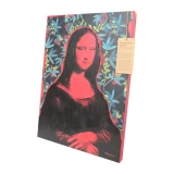 Pink Art Canvas "Mona Lisa" by Le Forge - 50x70cm