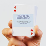 Greek Lingo Playing Cards by Lingo
