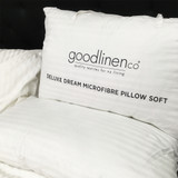 Deluxe Dream Microfibre Pillows (Soft, Medium or Firm) by Good Linen Co(R)