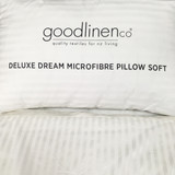 Deluxe Dream Microfibre Pillows (Soft, Medium or Firm) by Good Linen Co(R)