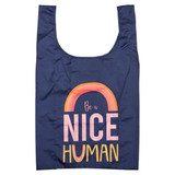 Eco Recycled PET Be A Nice Human Shopping Bag by Ladelle