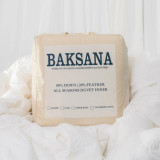 80/20 All Seasons Clip Together Hungarian Goose Down and Feather Duvet Inner by Baksana