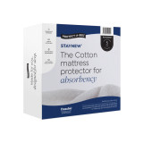 StayNew Cotton Terry Fitted Waterproof Mattress Protector