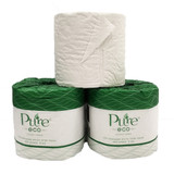 Commercial Pure Eco Enviro Toilet Tissue Wrapped - 48 Rolls