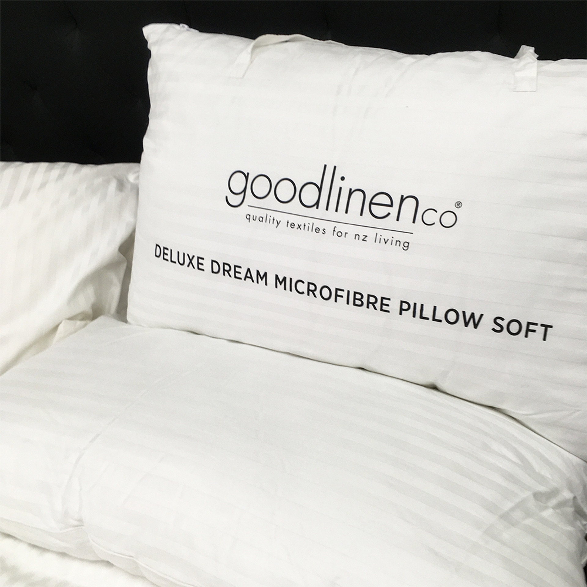 Shop Deluxe Dream Microfibre Pillows (4 Fill Weights) by Good Linen Co ...