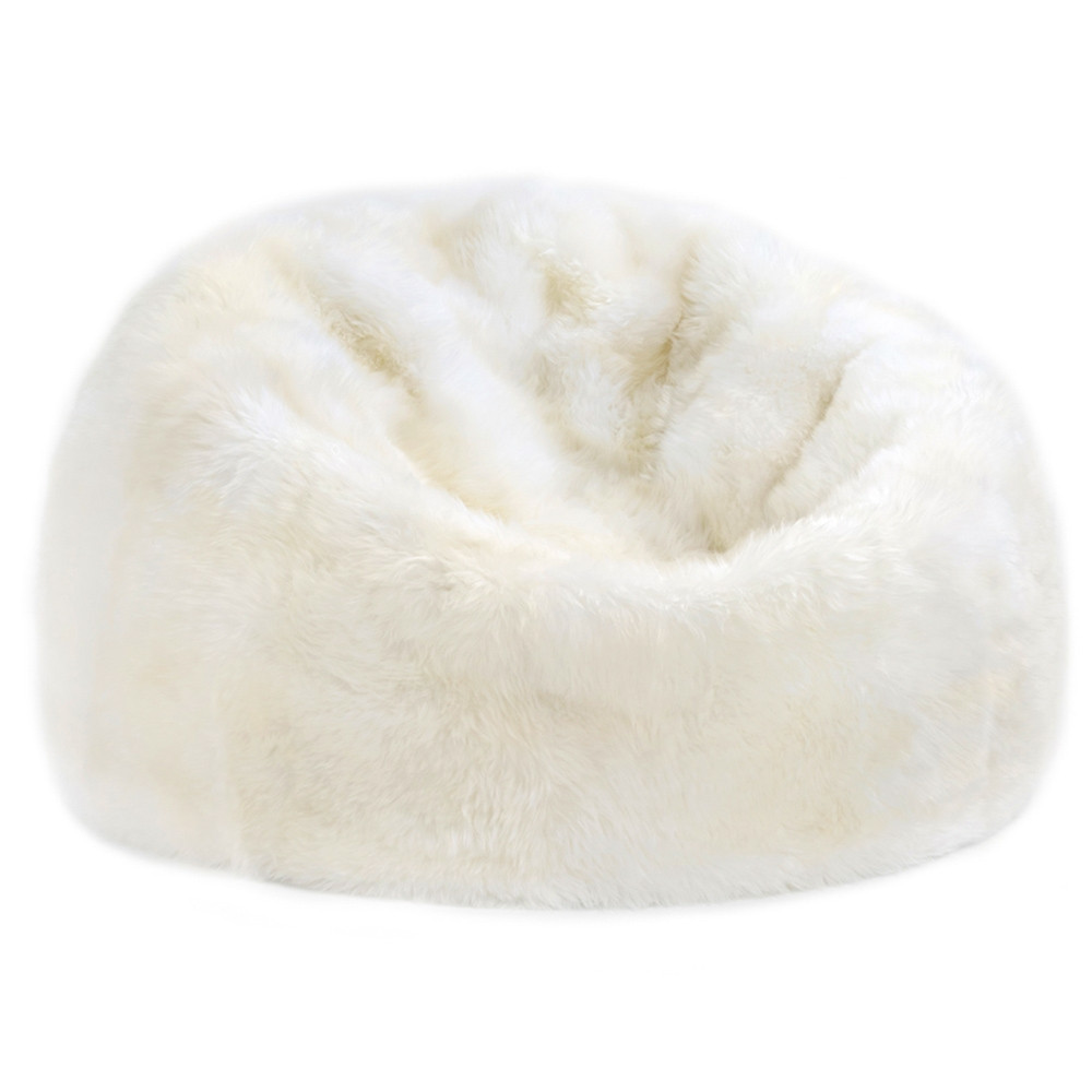 New Zealand Longwool Sheepskin Bean Bag by Fibre queenb