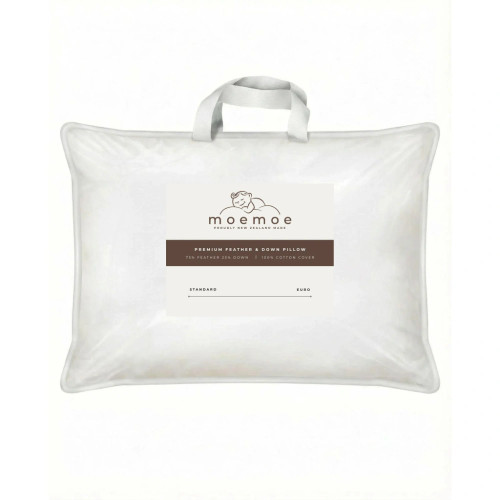 75/25 Feather and Down Standard Pillow by Moemoe