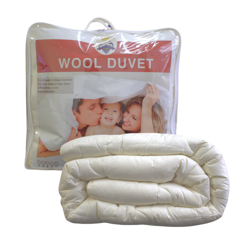 100% NZ Wool Duvet Inner (500gsm) by Kiwi Wool