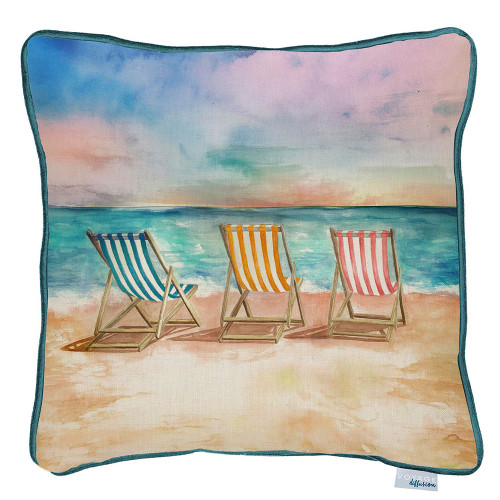 Deck Chair Sunrise Cushion by Voyage Maison