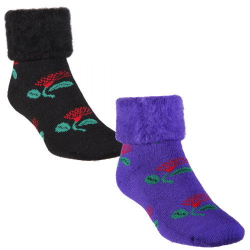 Pohutukawa Kiwiana Novelty Socks by Comfort Socks