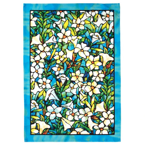 Tiffany Field Of Lilies Tea Towel by Modgy