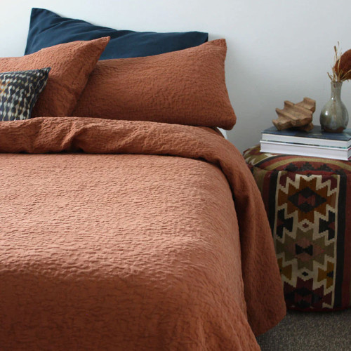 Noemia Brick Bedspread Set by Seneca