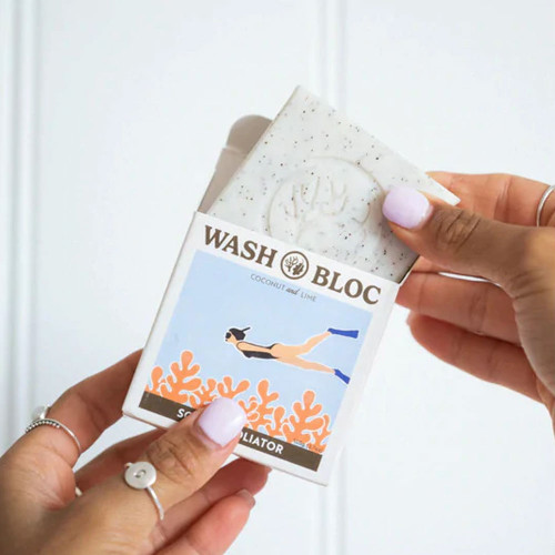 Tahitian Lime Body Exfoliator Block by Wash Bloc