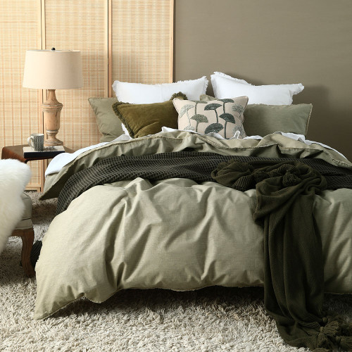 Tussock Agate Duvet Cover Set by MM Linen