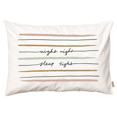 Night Night Sleep Tight Pillowcase by Lola + Fox