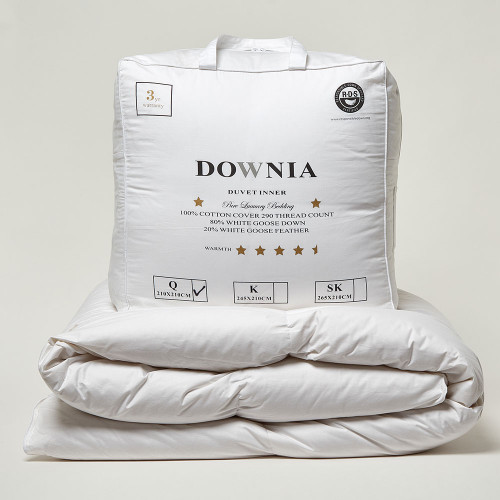 80/20 Goose Down and Feather Duvet Inner by Downia