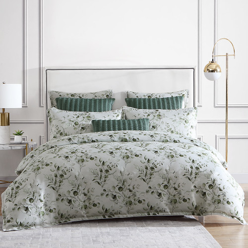 Asher Green Duvet Cover Set by Private Collection