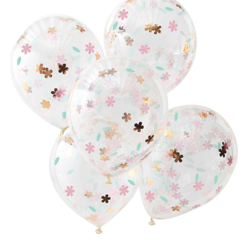 Ditsy Floral Confetti Balloons