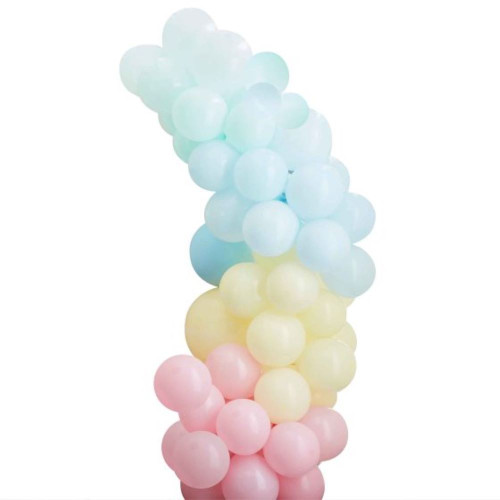 Mix It Up Streamer Ceiling Kit Pastel Streamer