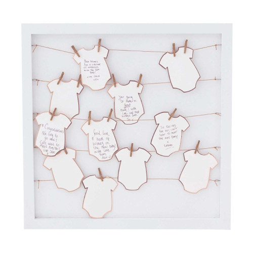 Twinkle Twinkle Peg And String Frame Guestbook