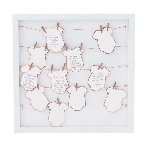 Twinkle Twinkle Peg And String Frame Guestbook