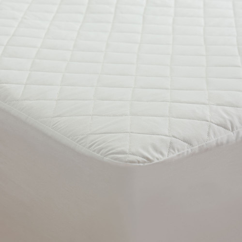 Pure Essentials Quilted Fitted Mattress Protector by MM Linen