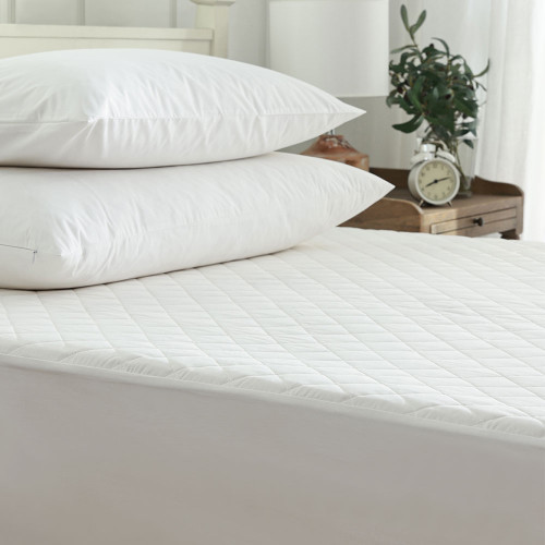 Pure Essentials Quilted Fitted Mattress Protector by MM Linen