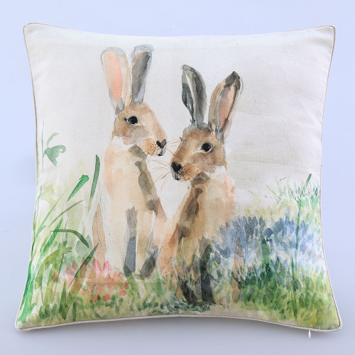 Hares Cushion by MM Linen