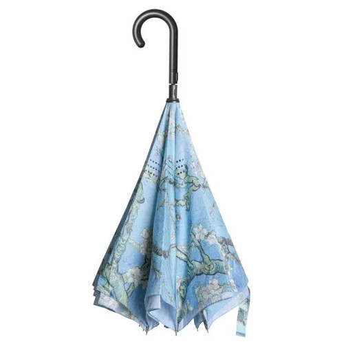 Van Gogh Almond Blossom Reverse Cover Umbrella by Galleria