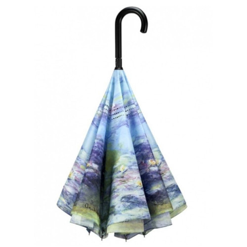 Monet Waterlilies Reverse Cover Umbrella by Galleria