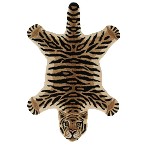 Tiger Woollen Child Rug by Le Forge