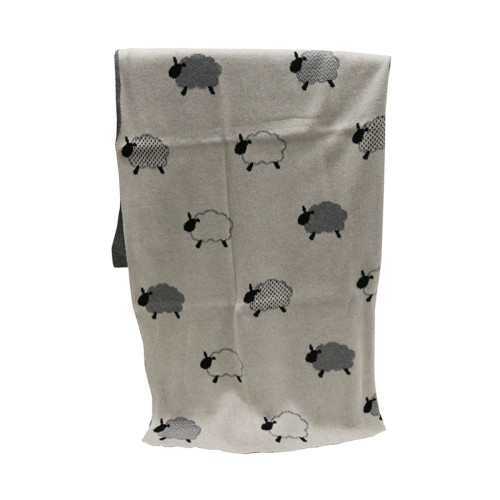 Cotton Sheep Throw by Le Forge