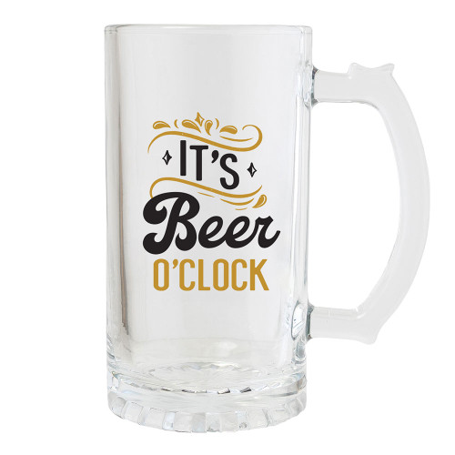 Sip Celebration Beer O'Clock Beer Glass by Splosh