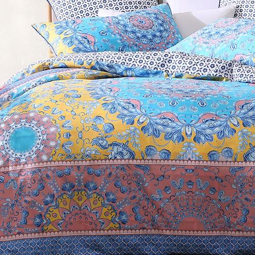 Avila Blue Duvet Cover Set by Logan and Mason