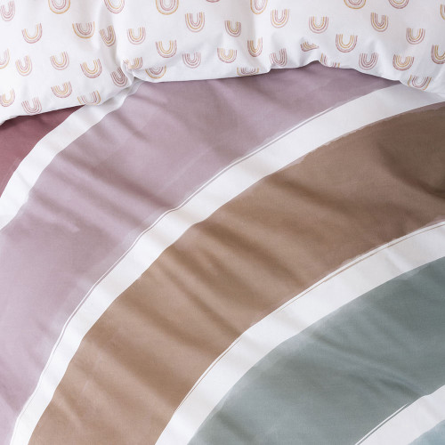 Rainbow Days Duvet Cover Set by Squiggles