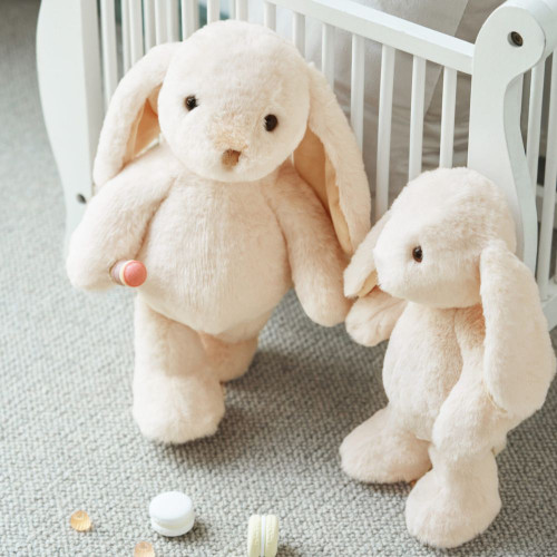 Lewis Cream Plush Bunny by Little Dreams