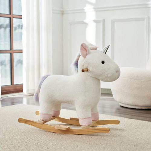 Plush Unicorn Rocker by Little Dreams