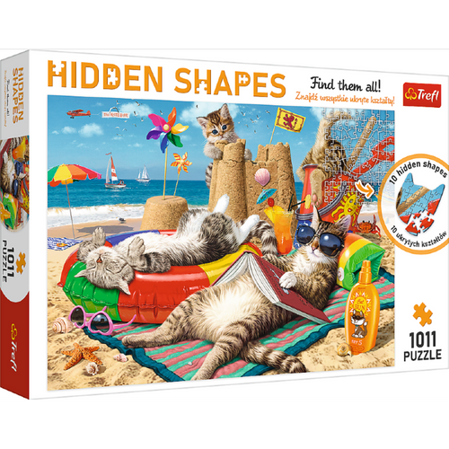 Trefl "Hidden Shapes"- Feline Holidays