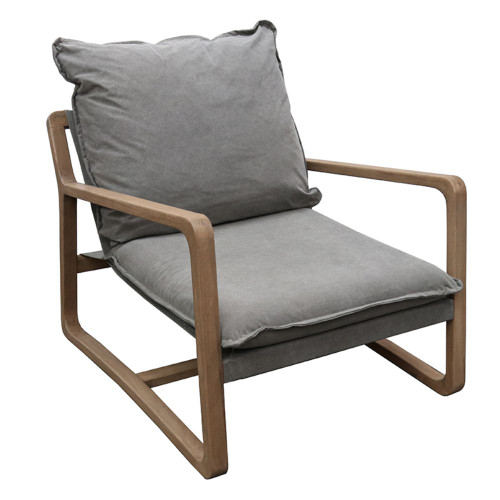 Acer Lounge Chair Dark Grey by Le Forge