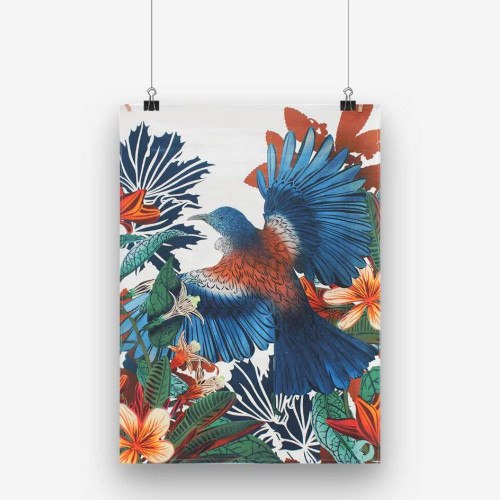 Tui & Frangipani Tea Towel by Flox