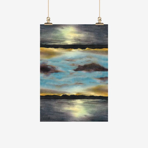 Cook Strait/Te Moana-o-Ruakawa Tea Towel by Ali Davies